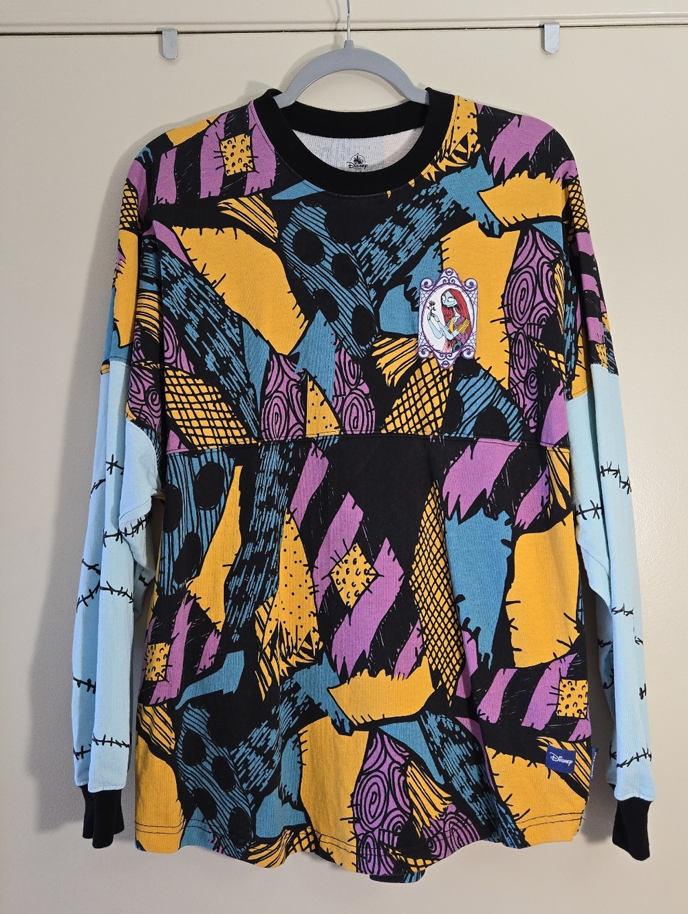 Disney Nightmare Before Christmas Sally Patchwork Spirit Jersey Size Medium